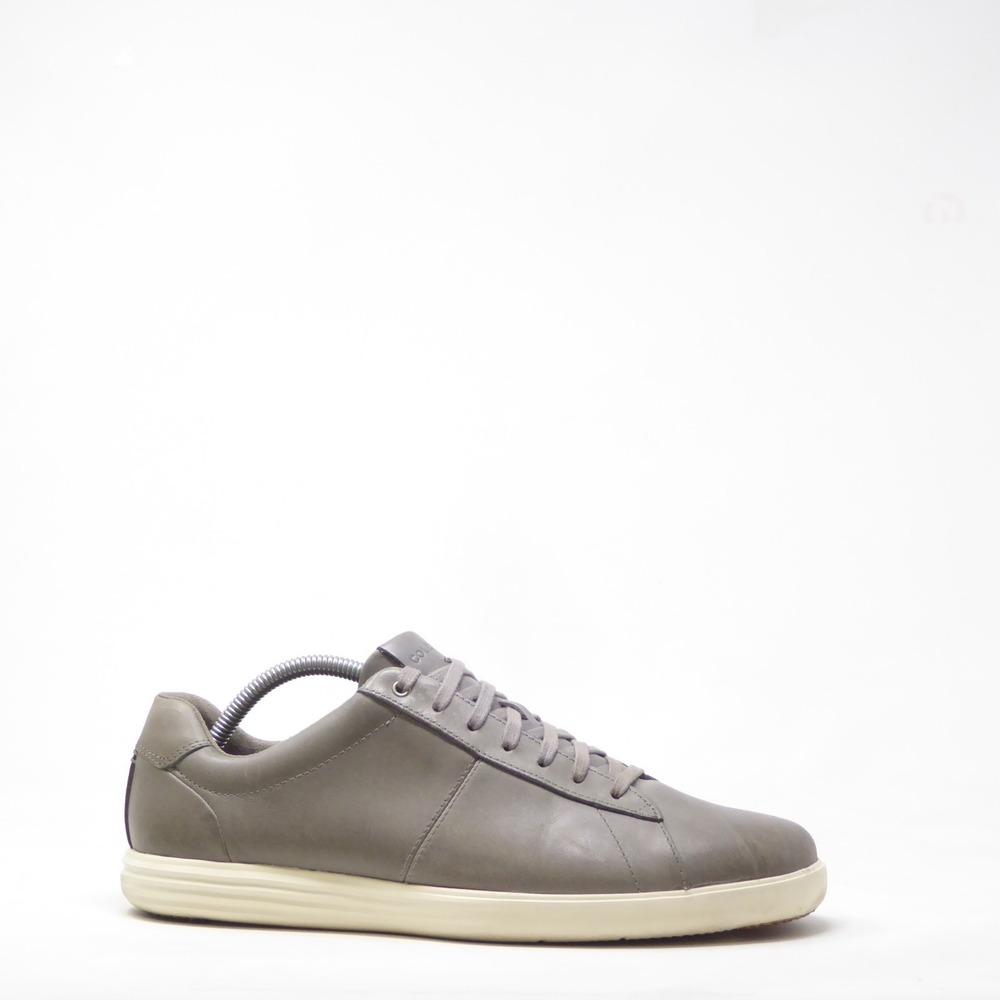 Cole Haan Mens Reagan Shoes Casual Sneakers Gray Leather C32594 9.5M